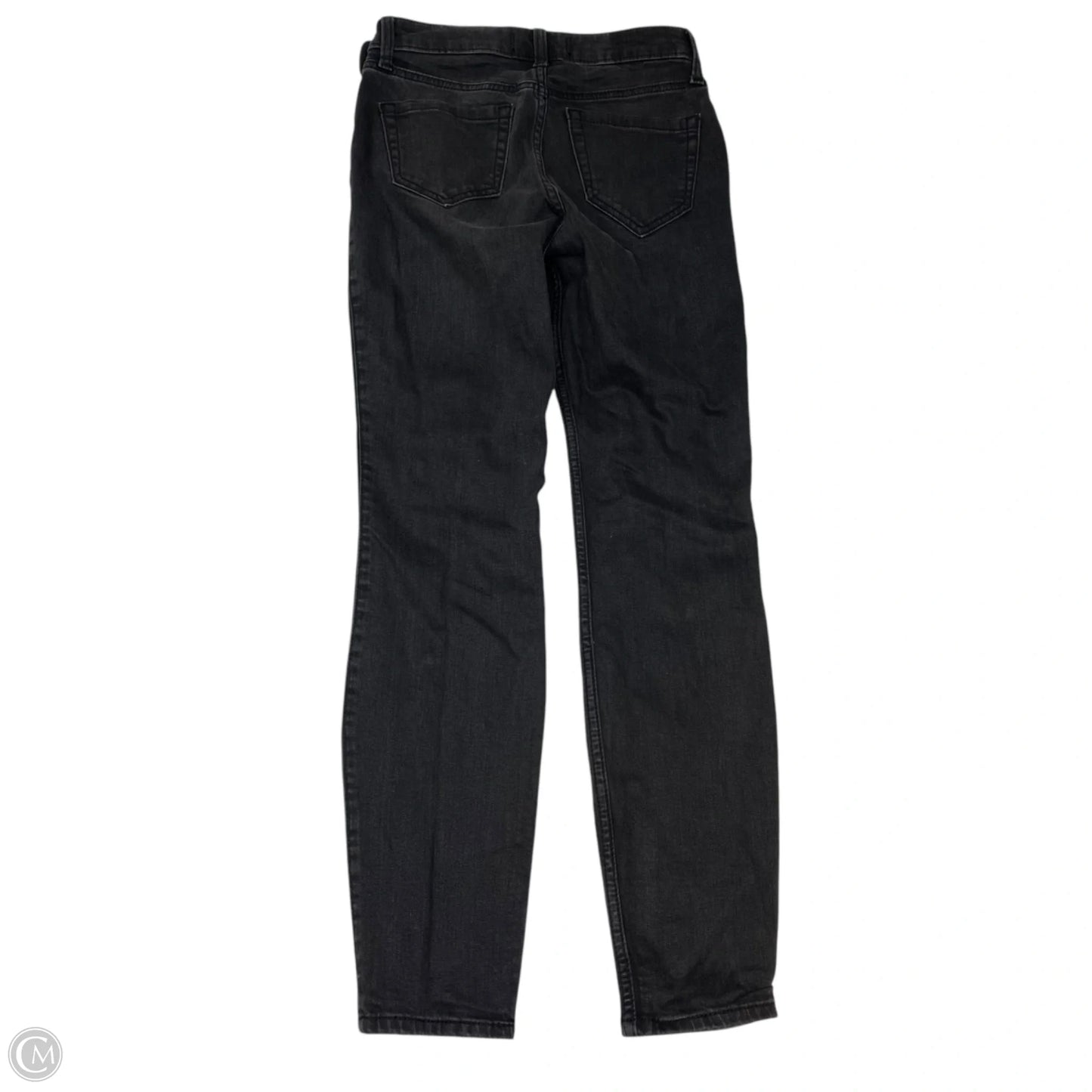 Jeans Skinny By Abercrombie And Fitch In Black Denim, Size: 0