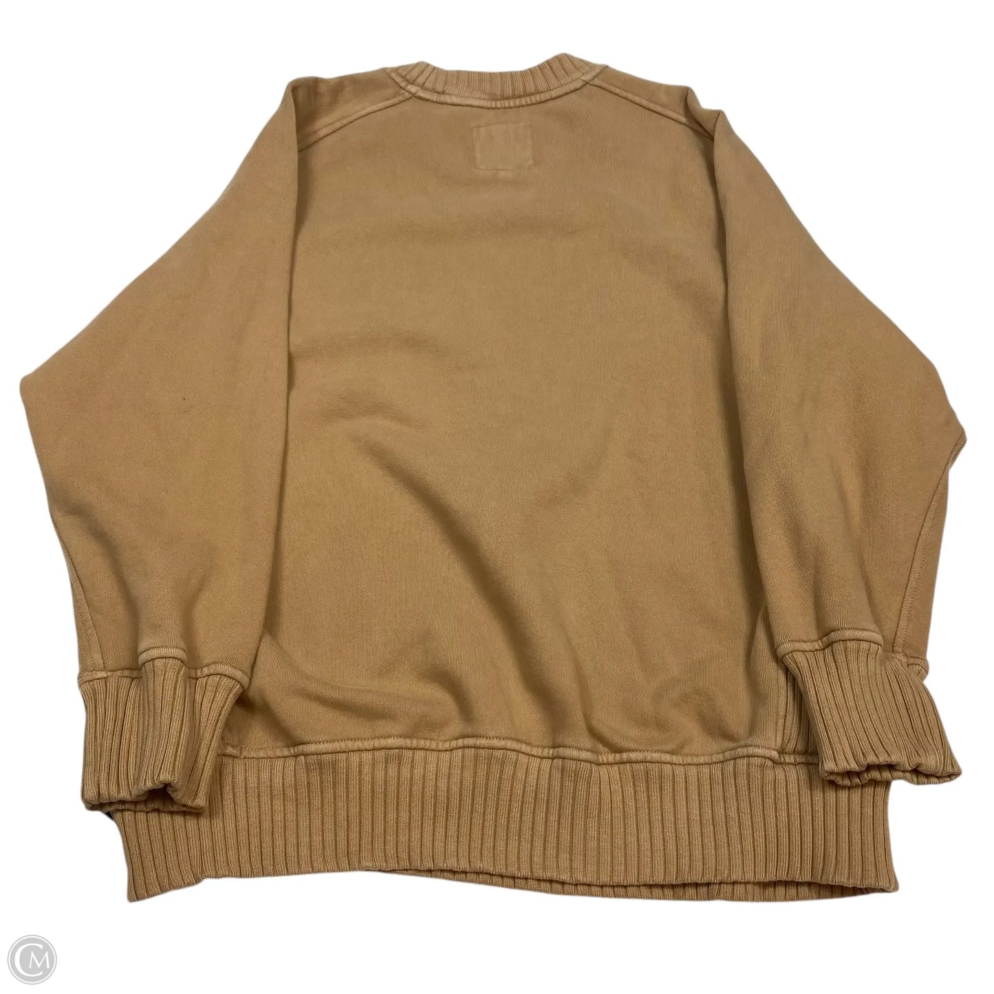 Sweatshirt Crewneck By Aerie In Tan, Size: S