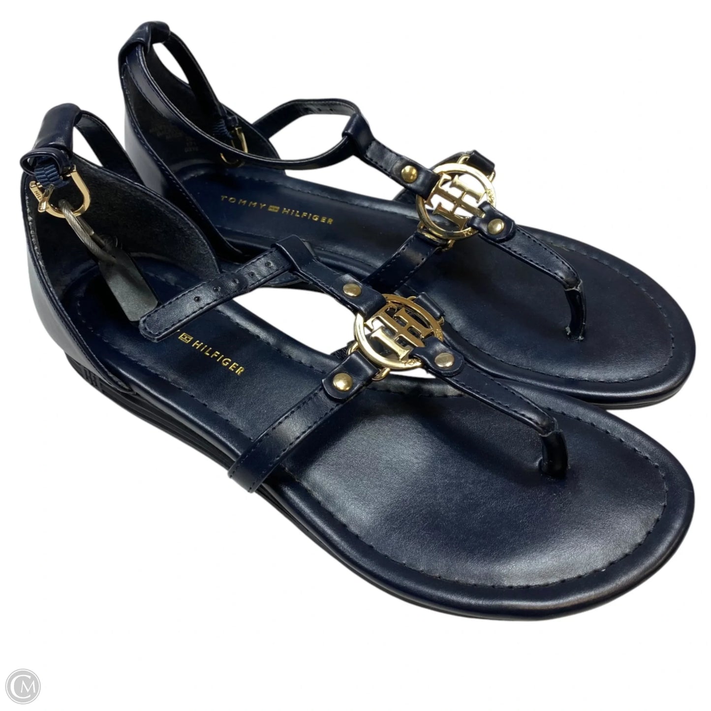 Sandals Flats By Tommy Hilfiger In Blue, Size: 7