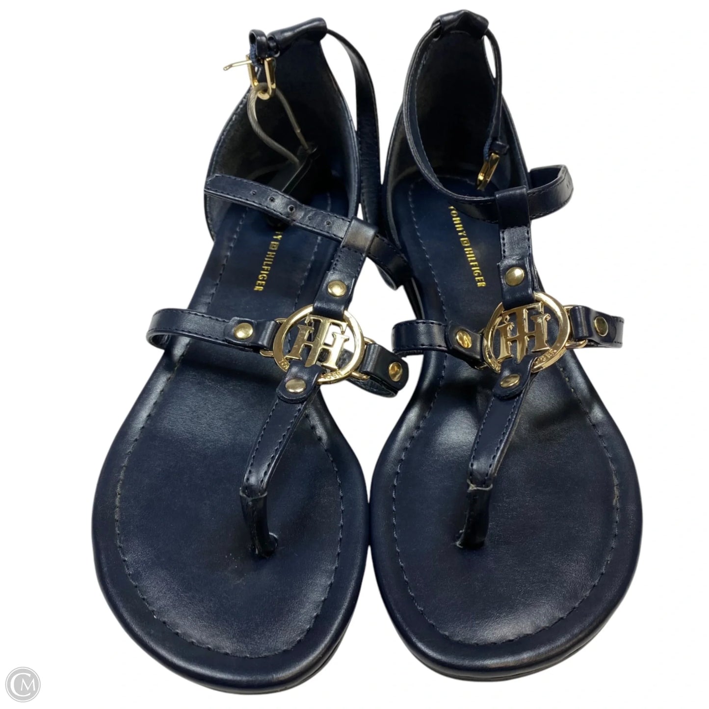 Sandals Flats By Tommy Hilfiger In Blue, Size: 7