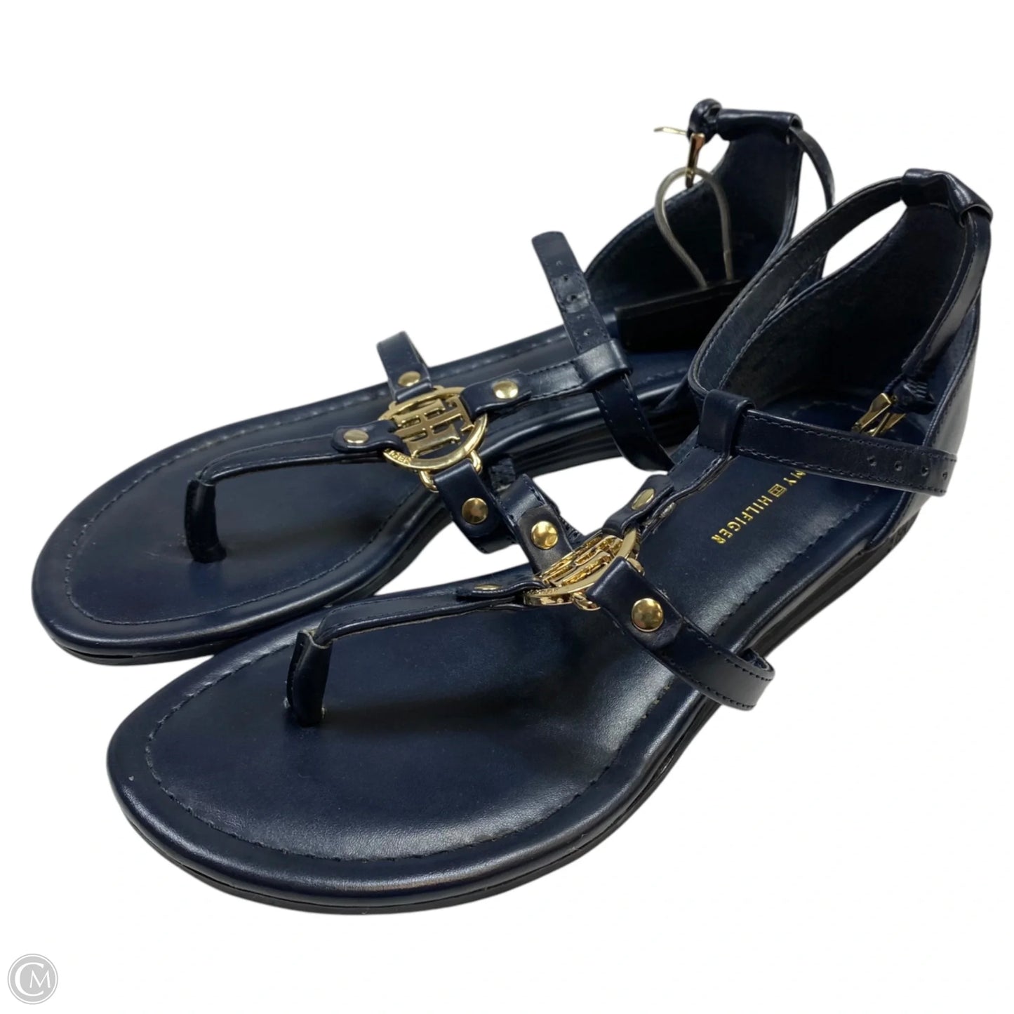 Sandals Flats By Tommy Hilfiger In Blue, Size: 7