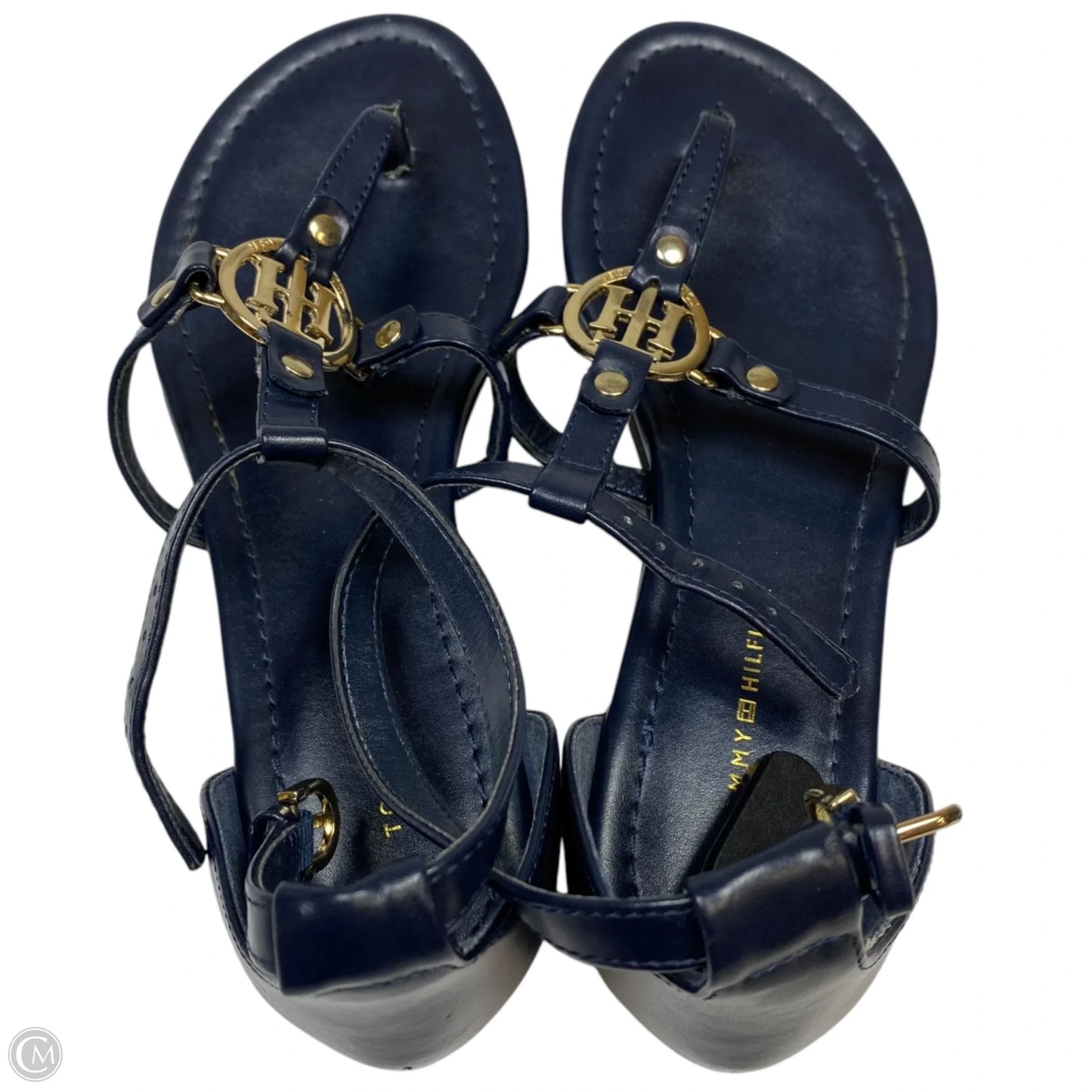 Sandals Flats By Tommy Hilfiger In Blue, Size: 7