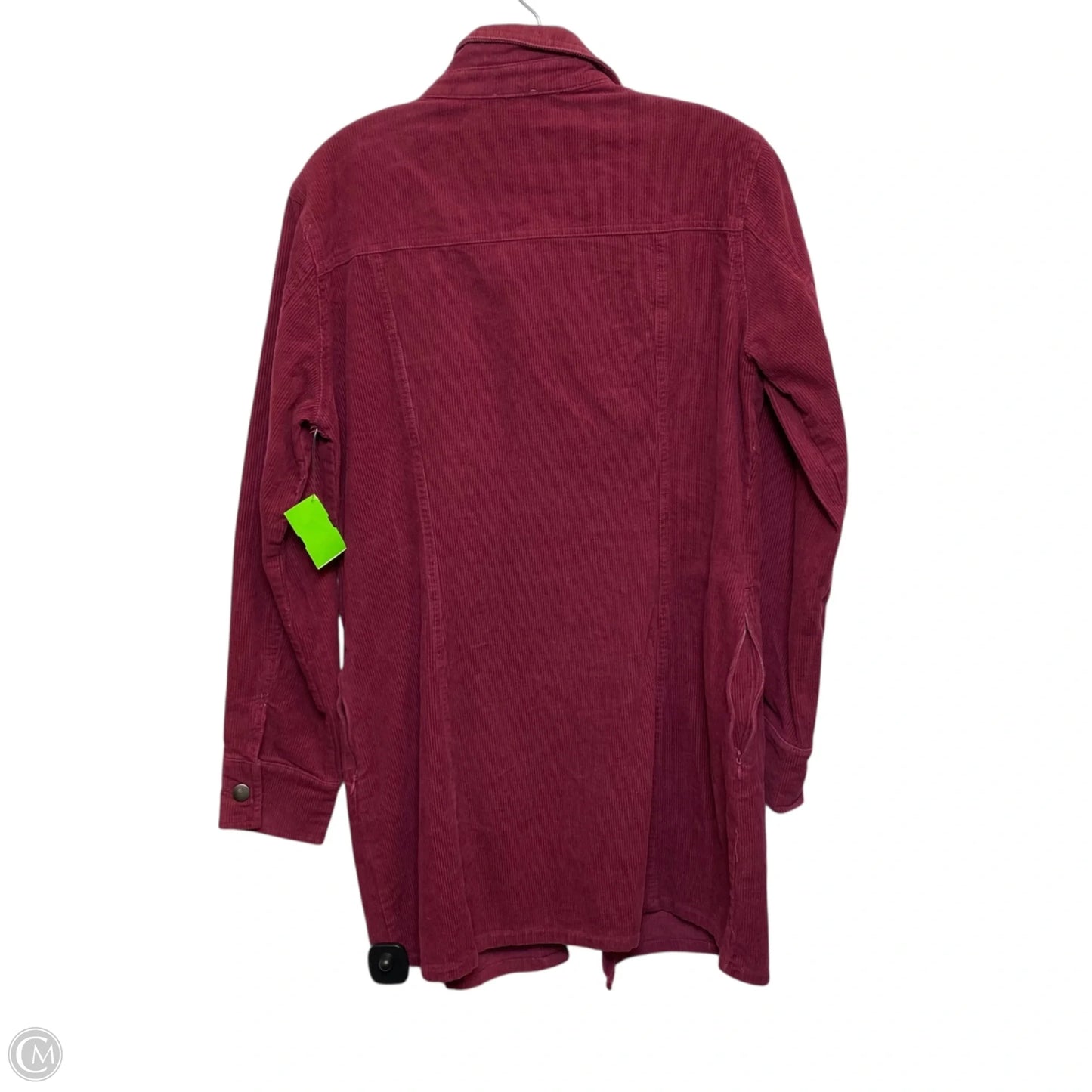 Jacket Shirt By Le Lis In Red, Size: L