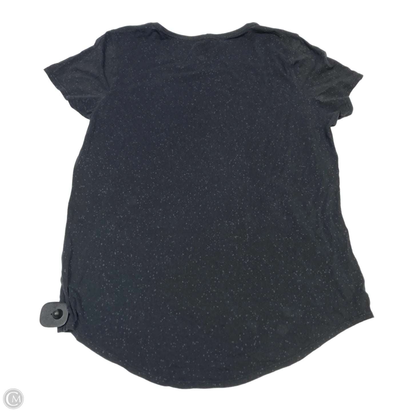 Athletic Top Short Sleeve By Lululemon In Black, Size: M