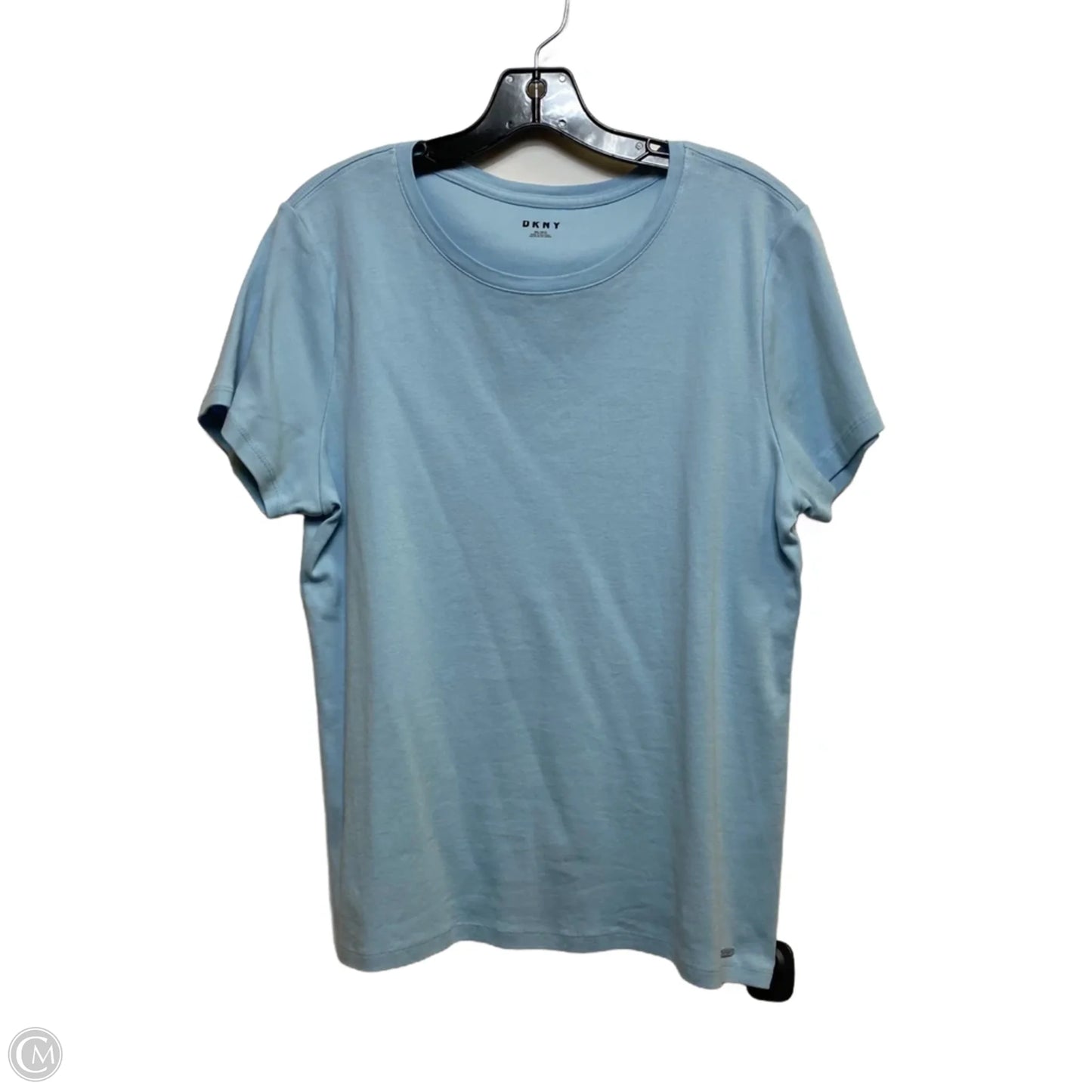 Top Short Sleeve Basic By Dkny In Blue, Size: Xl