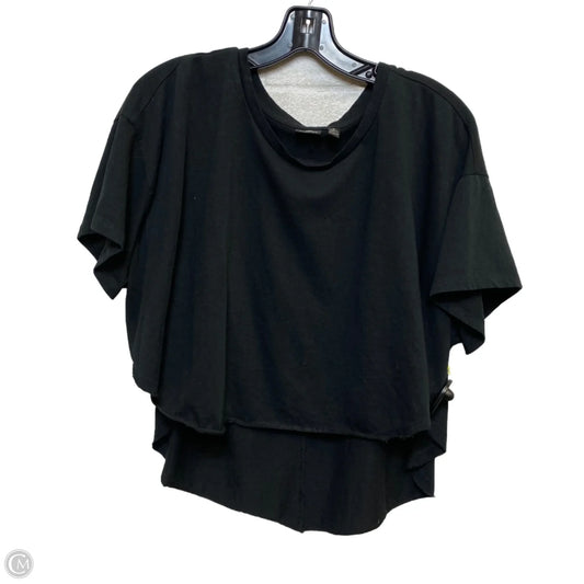Top Short Sleeve By Versona In Black, Size: S