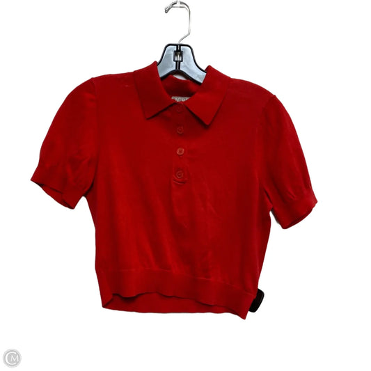 Top Short Sleeve By J. Crew In Red, Size: S