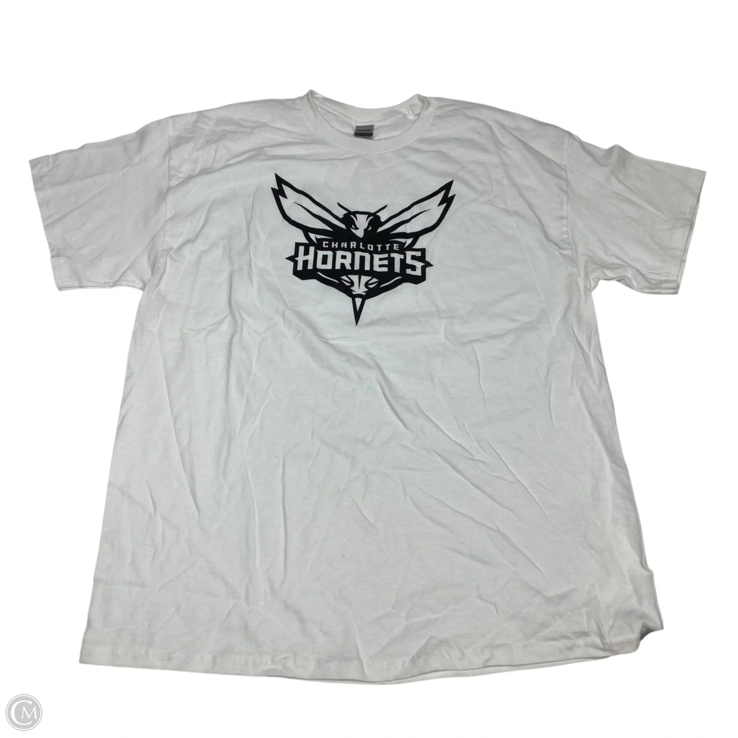 Top Short Sleeve By Gildan In White, Size: Xl