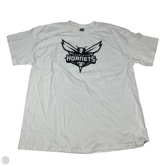 Top Short Sleeve By Gildan In White, Size: Xl
