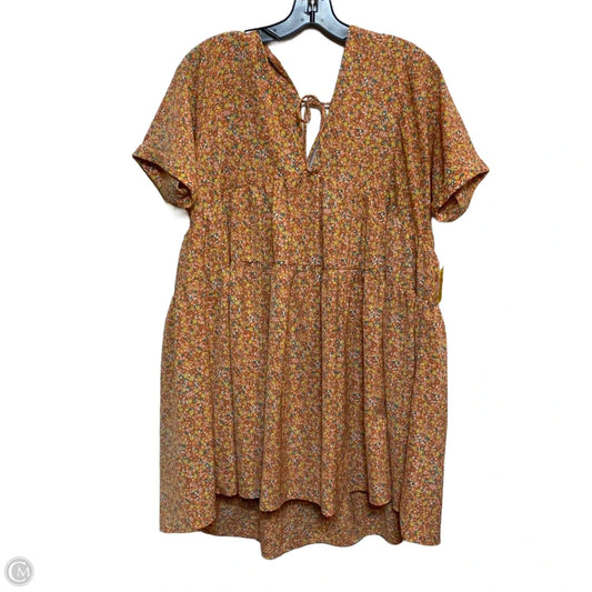Dress Casual Short By Petal + Pup In Orange, Size: S