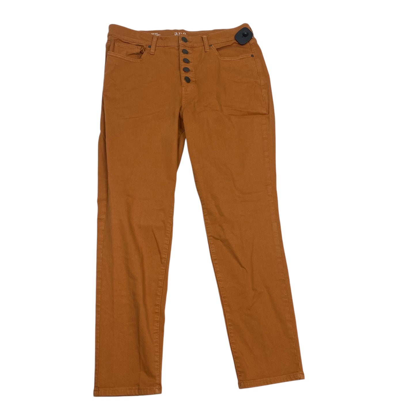 Jeans Skinny By Ana In Orange, Size: 14