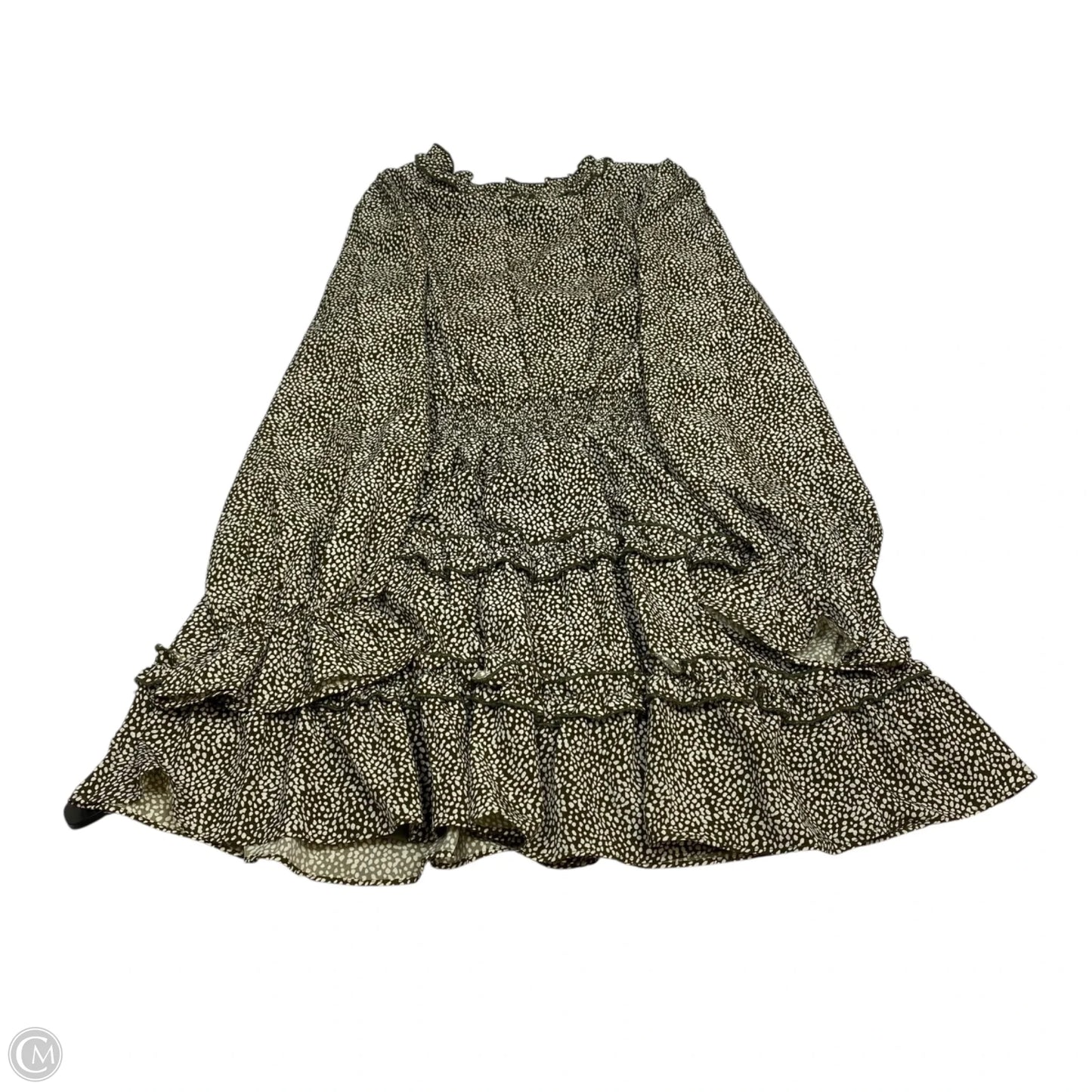 Dress Casual Short By New In In Cream & Green, Size: S