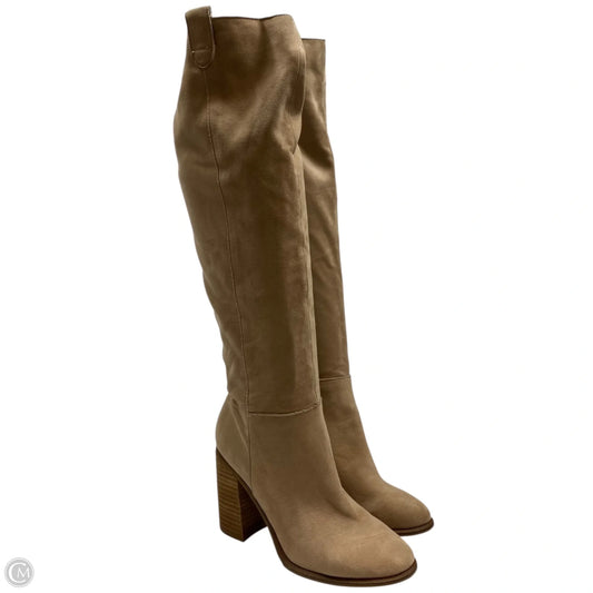 Boots Ankle Heels By Oasis Society In Tan, Size: 7
