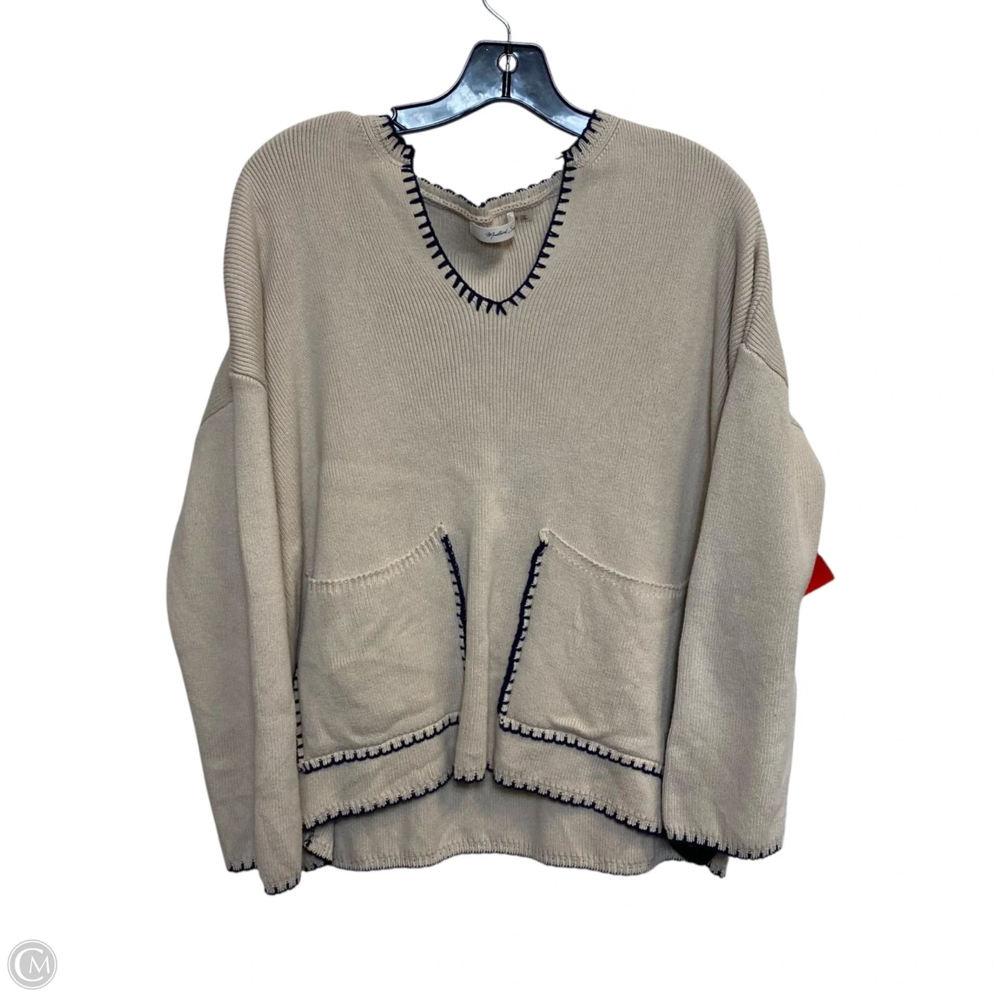 Sweater By Mustard Seed In Tan, Size: S