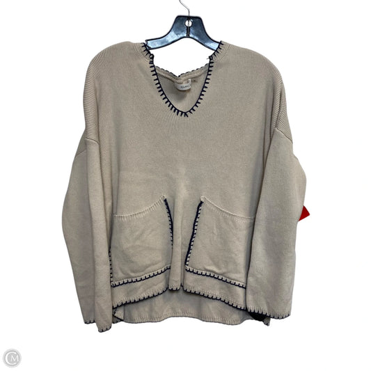 Sweater By Mustard Seed In Tan, Size: S