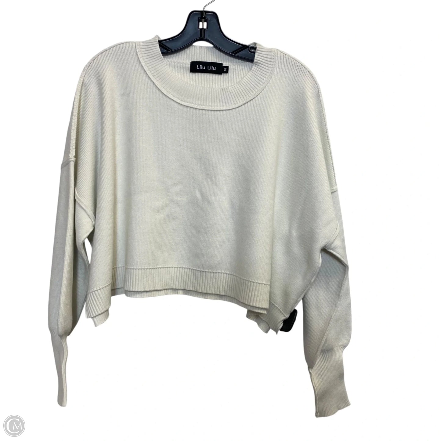 Sweater By Lilu In White, Size: M