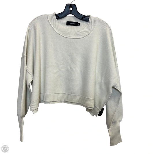 Sweater By Lilu In White, Size: M