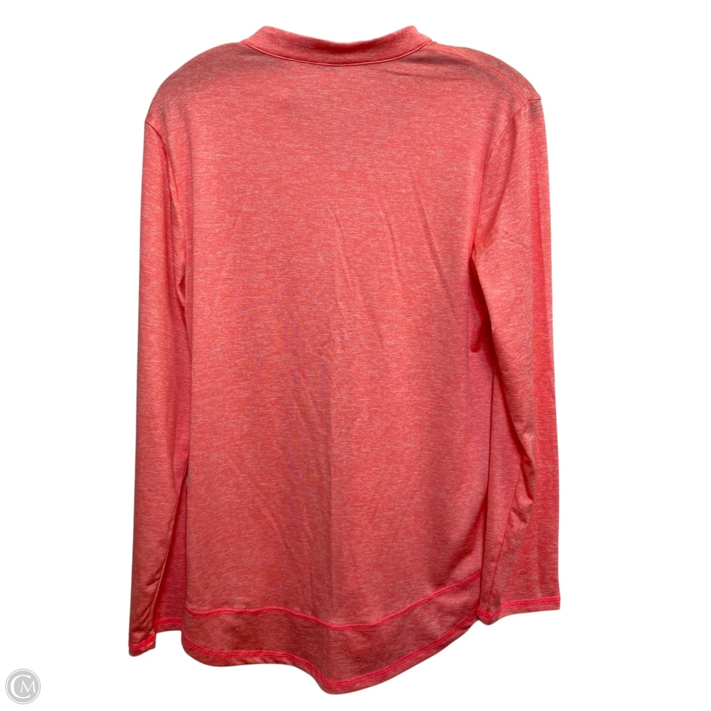 Athletic Top Long Sleeve Collar By Cmf In Pink, Size: M