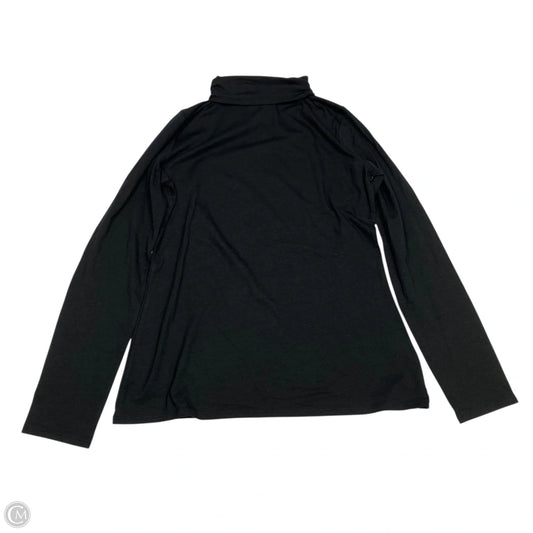 Top Long Sleeve Basic By Garnet Hill In Black, Size: S