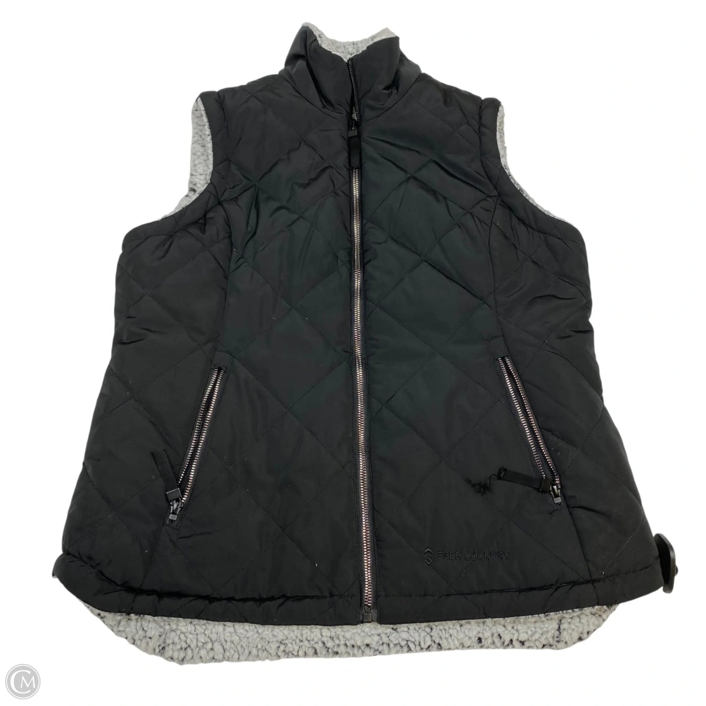 Vest Puffer & Quilted By Clothes Mentor In Black, Size: S