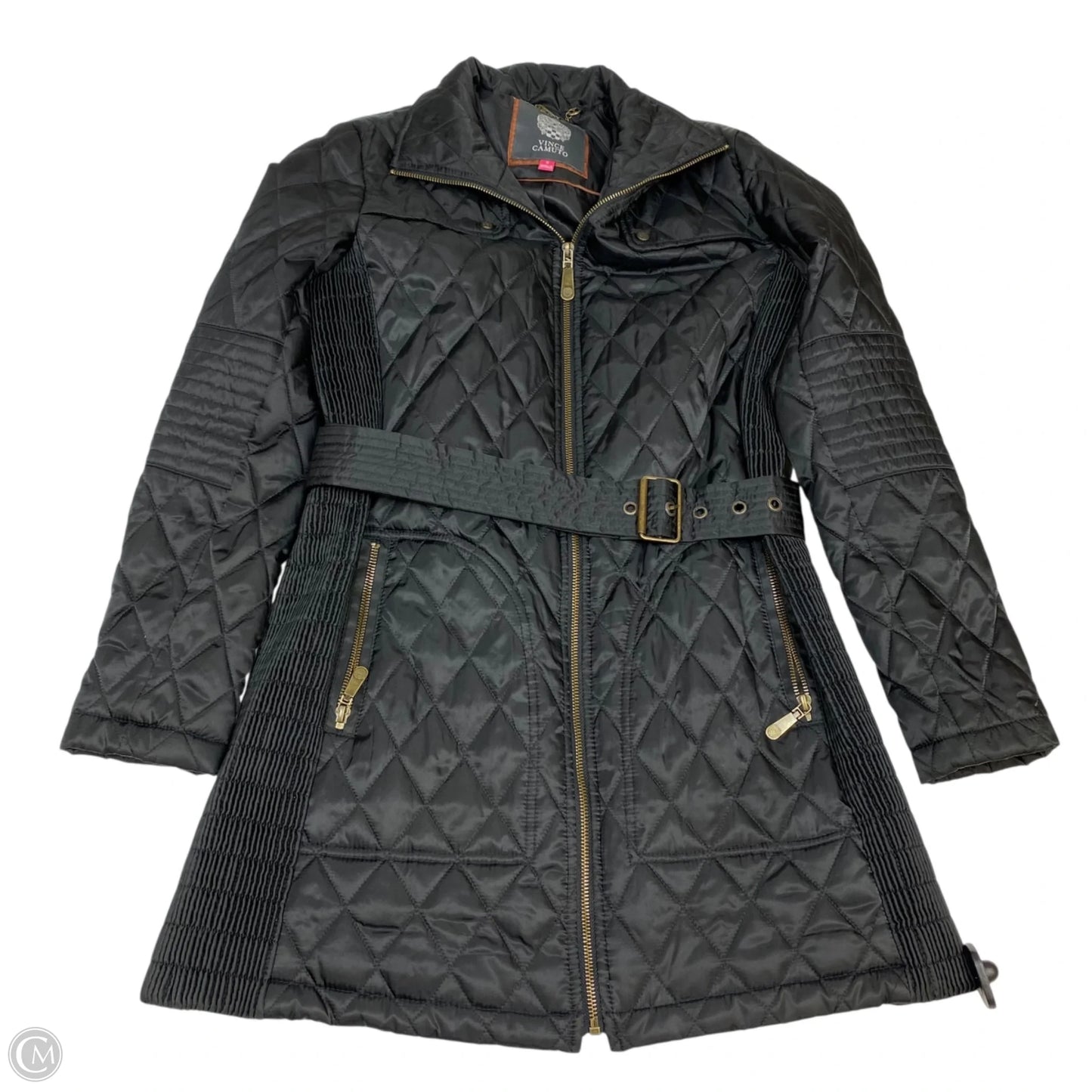 Jacket Puffer & Quilted By Vince Camuto In Black, Size: S
