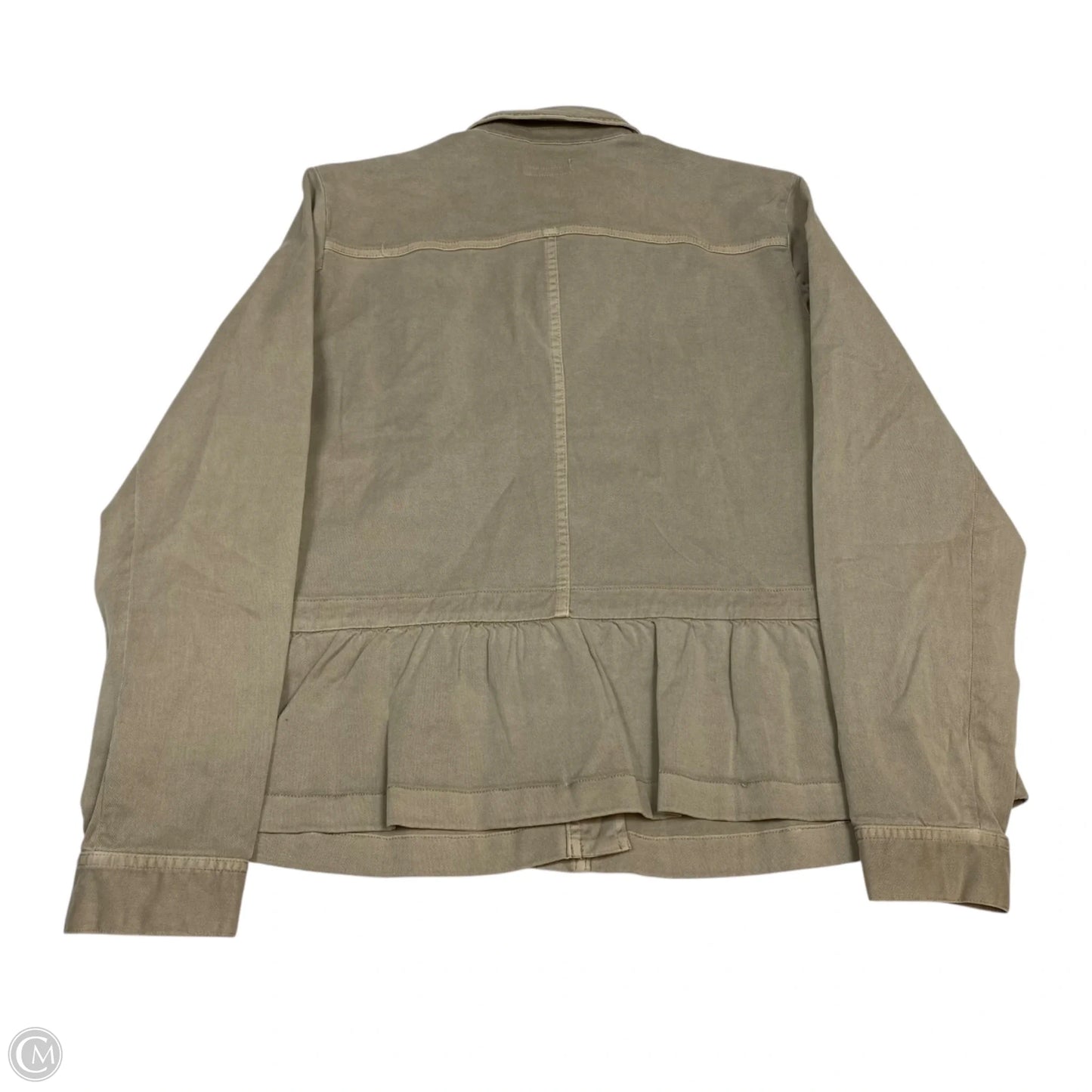 Jacket Denim By J. Jill In Tan, Size: S
