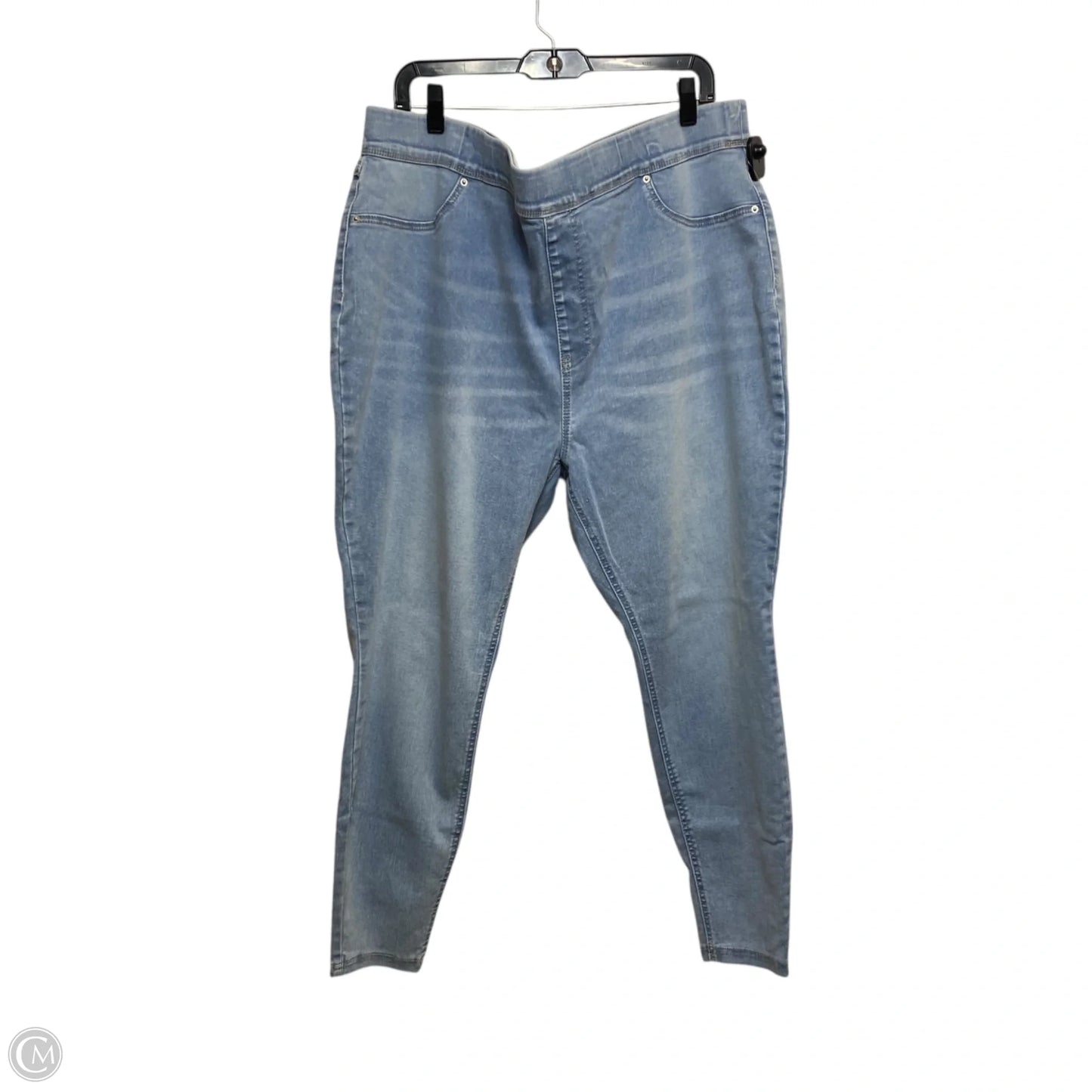 Jeans Skinny By Terra & Sky In Blue Denim, Size: 2x