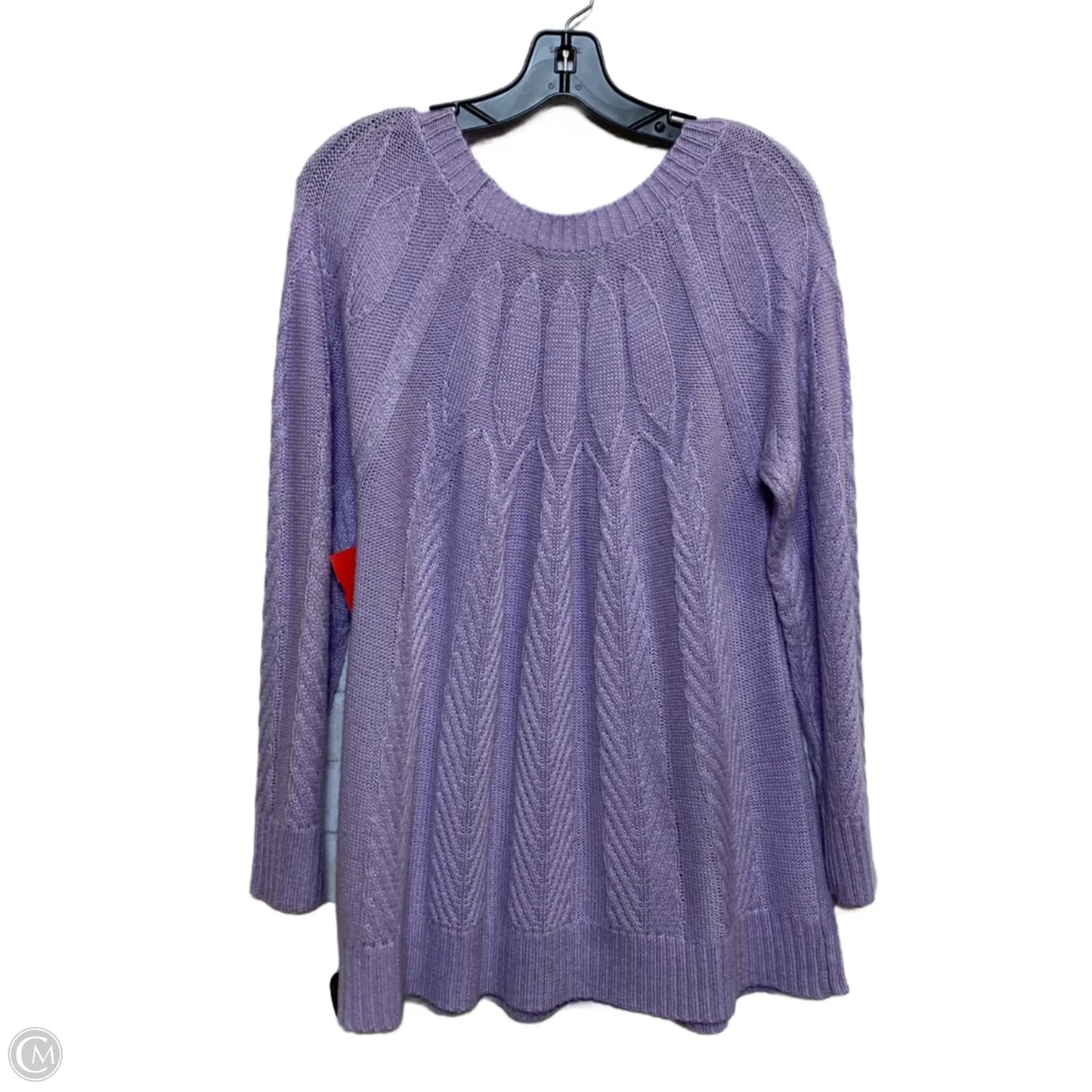 Sweater By Indigo Soul In Purple, Size: L