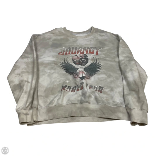 Sweatshirt Crewneck By Journey In Grey, Size: Xxl