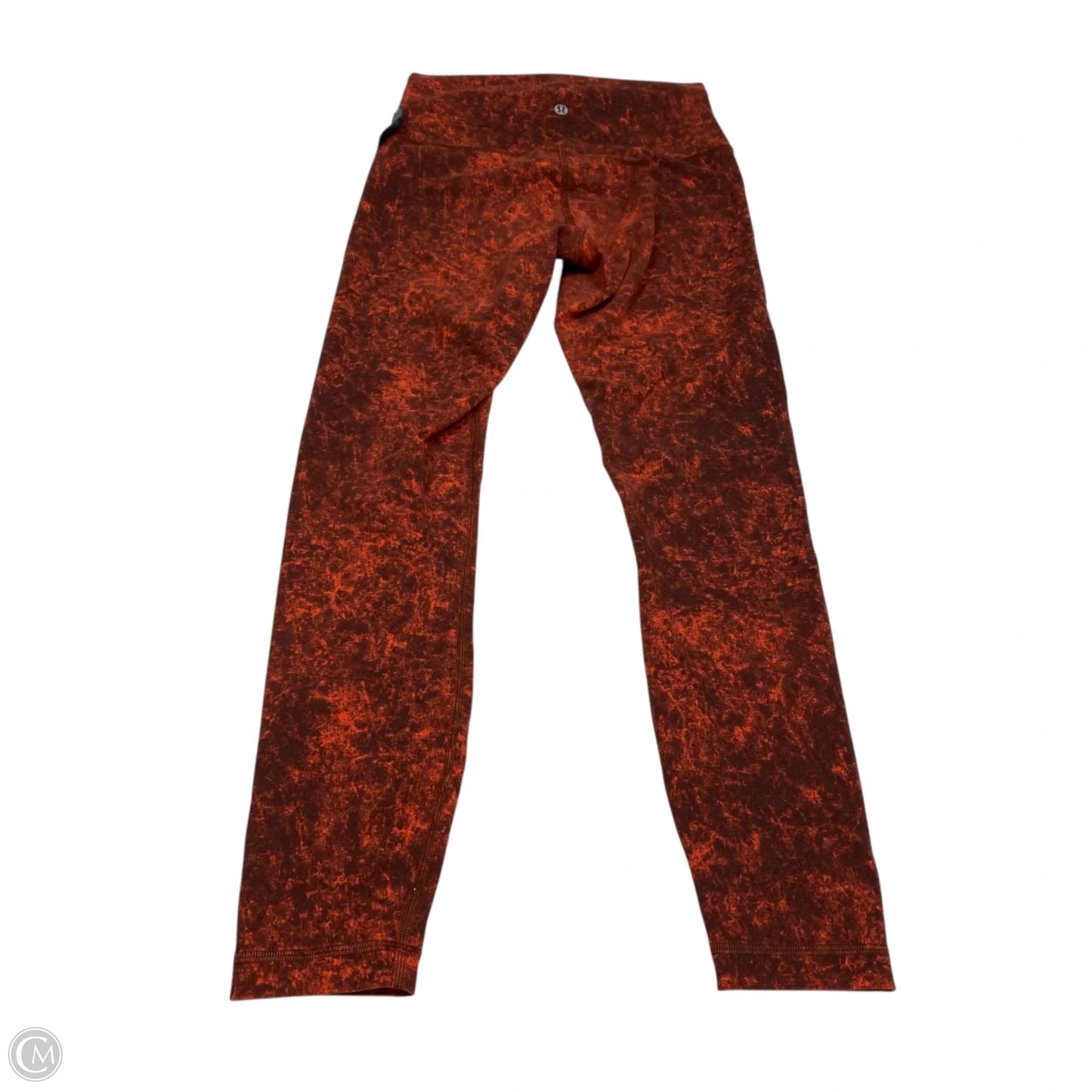 Athletic Leggings Designer By Lululemon In Red, Size: S