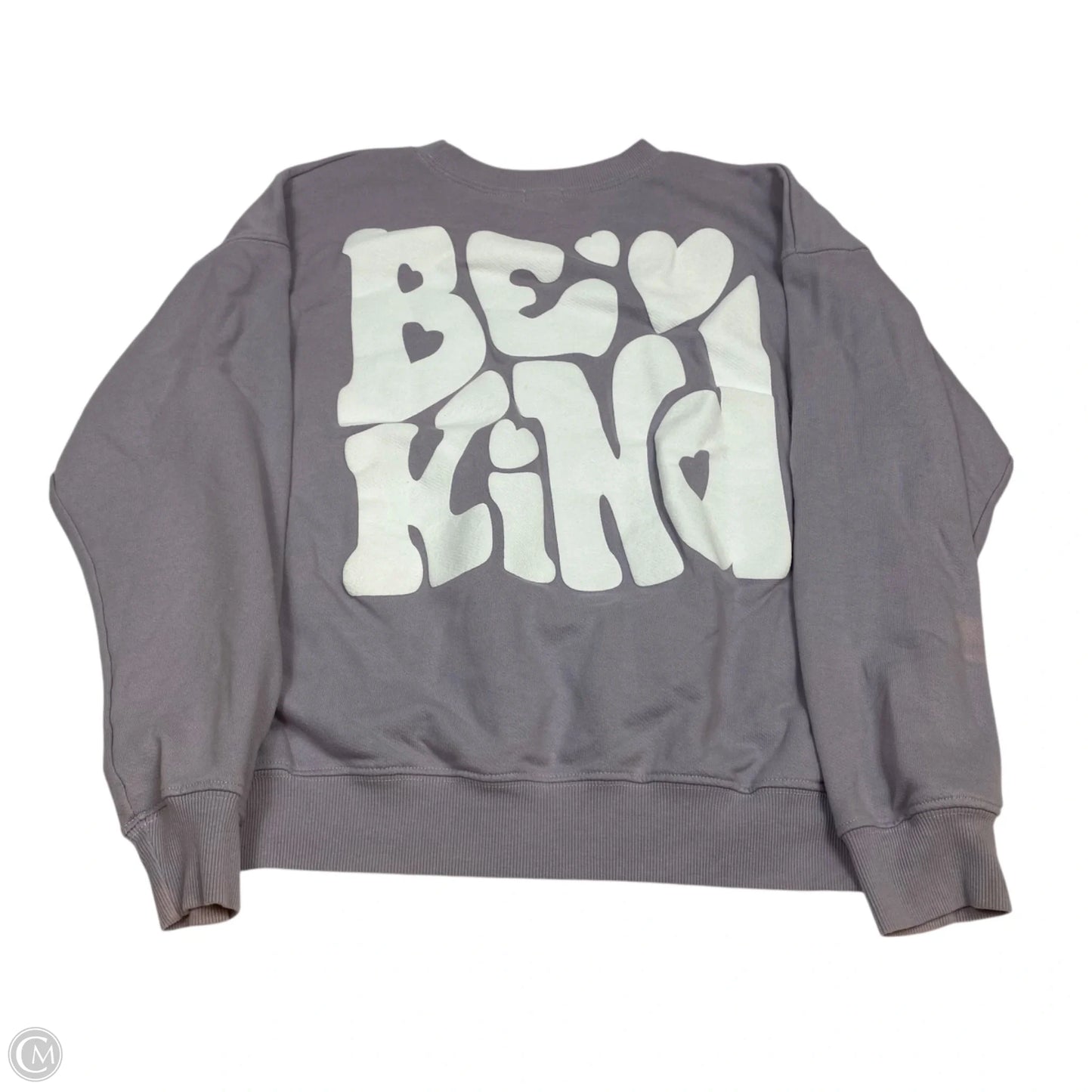 Sweatshirt Crewneck By Tullabee In Purple, Size: L