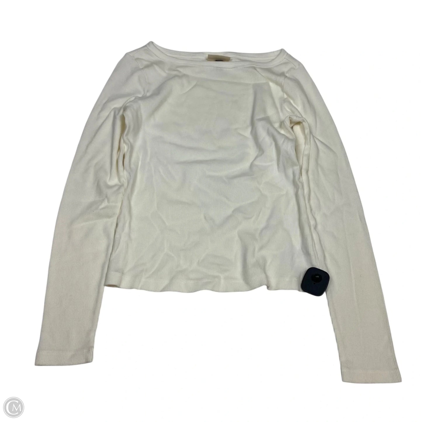 Top Long Sleeve By Universal Thread In Cream, Size: M