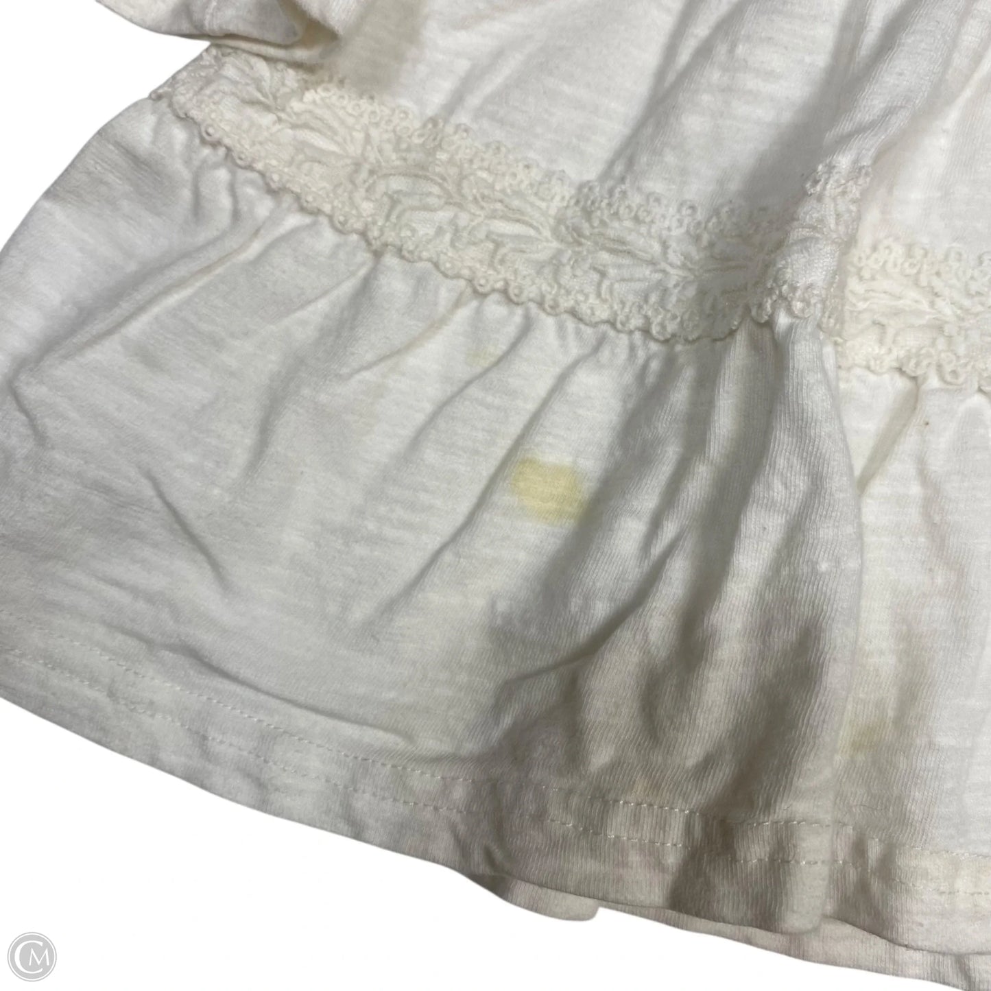 Top Long Sleeve By Doe & Rae In White, Size: M