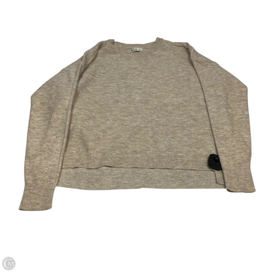 Sweater By Be Cool In Tan, Size: S