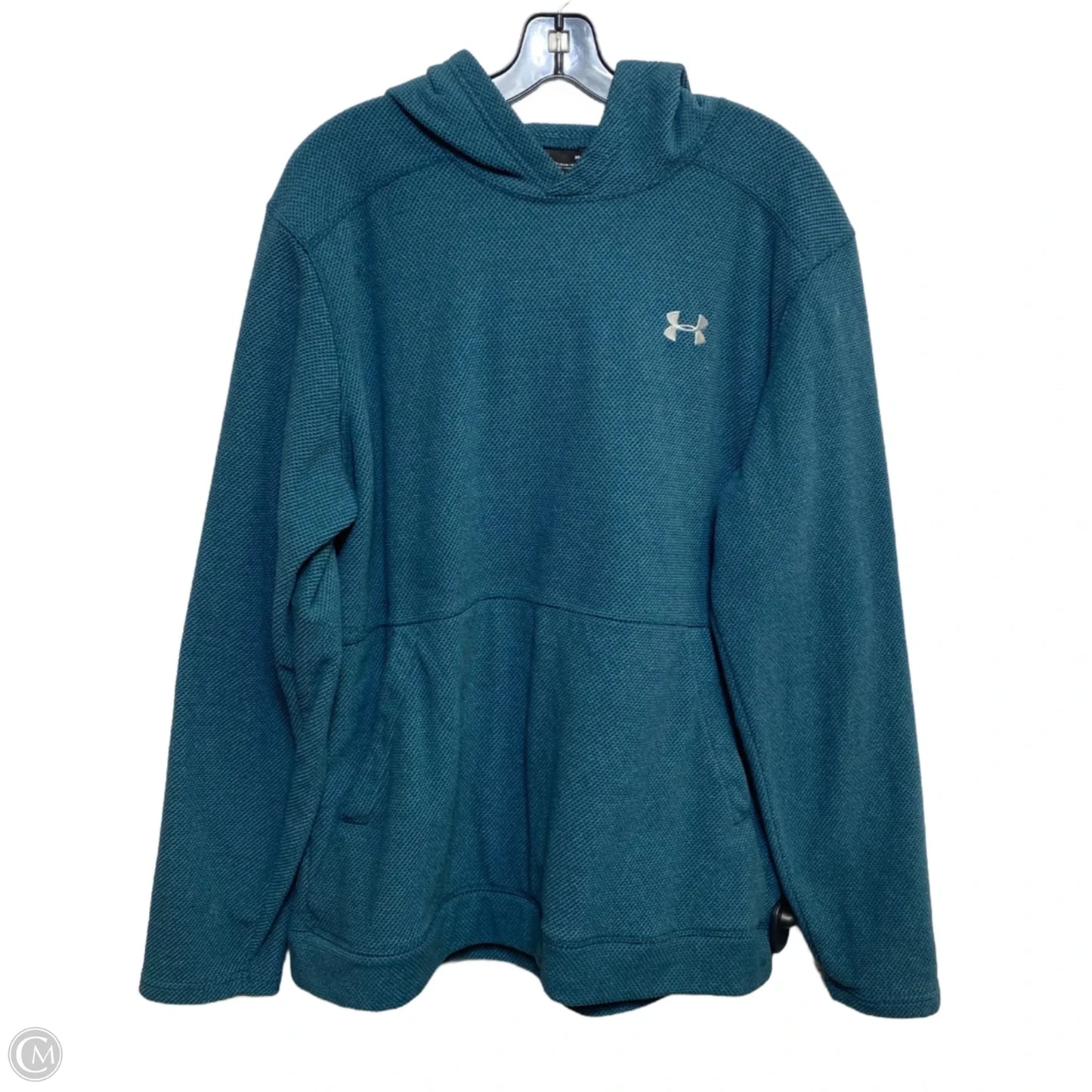 Athletic Sweatshirt Hoodie By Under Armour In Blue, Size: Xl