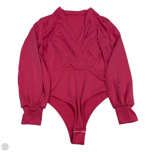 Bodysuit By Clothes Mentor In Pink, Size: Xl