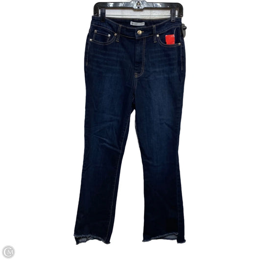 Jeans Flared By Nine West In Blue Denim, Size: 8