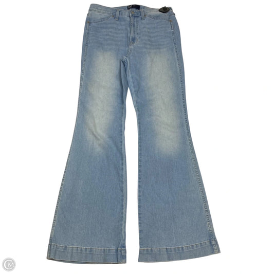 Jeans Flared By Gap In Blue Denim, Size: 8