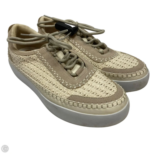 Shoes Sneakers By Ontwoods In Cream, Size: 8