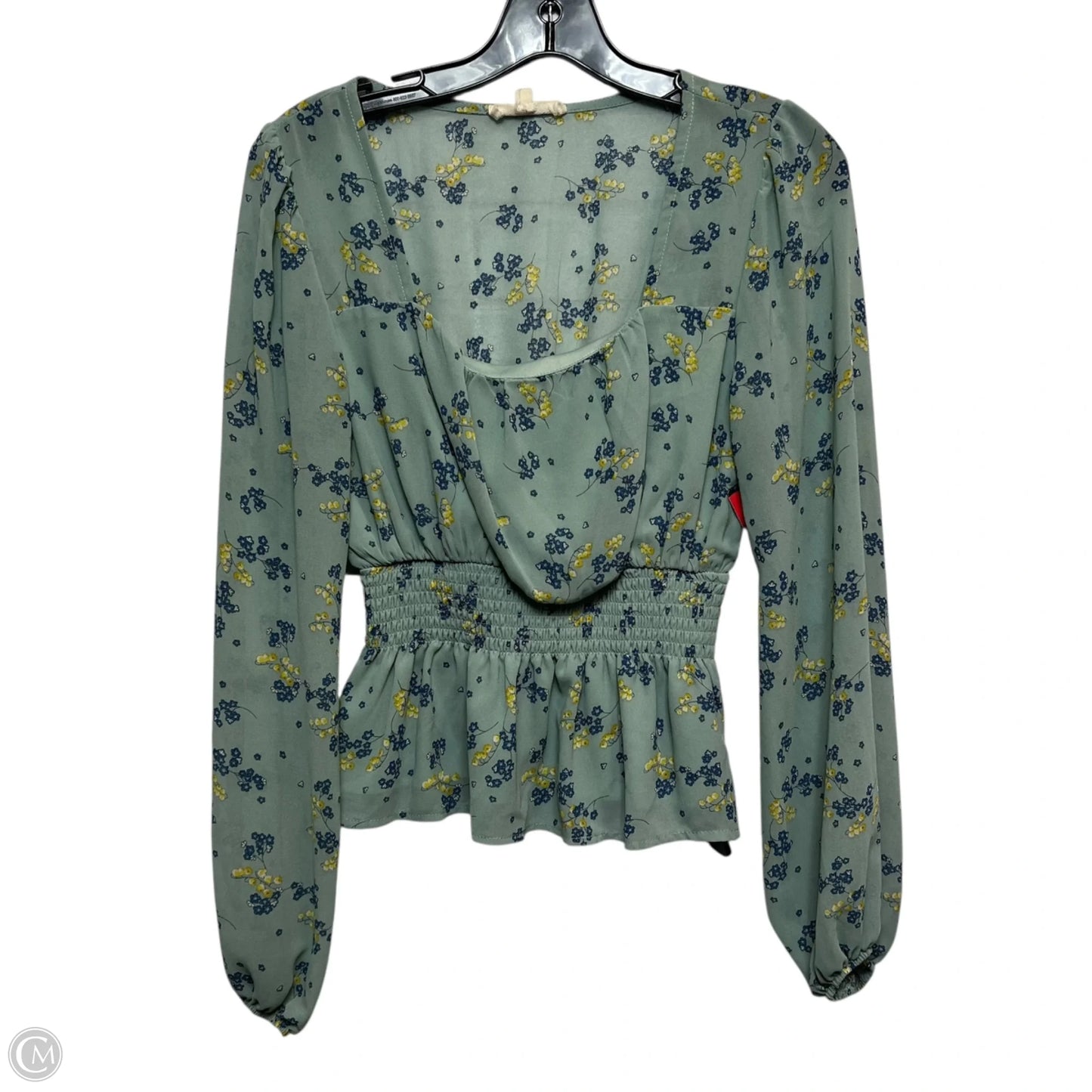 Top Long Sleeve By Hespens In Green, Size: S