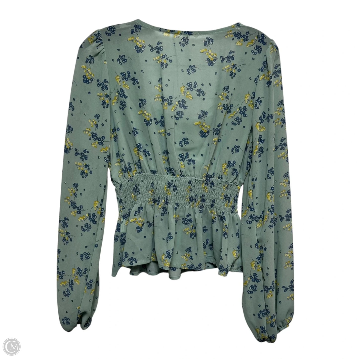 Top Long Sleeve By Hespens In Green, Size: S
