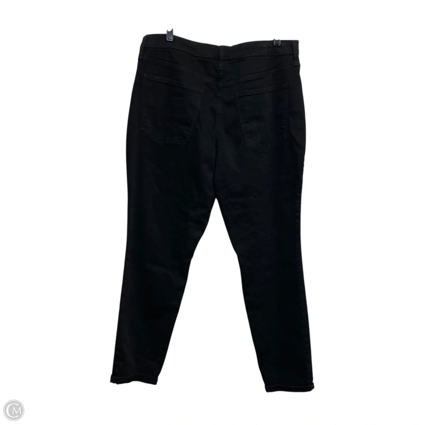 Jeans Skinny By Universal Thread In Black Denim, Size: 14