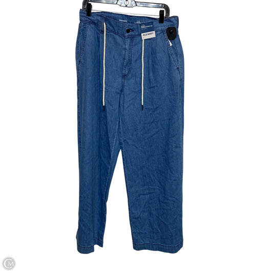 Jeans Wide Leg By Old Navy In White Denim, Size: 2