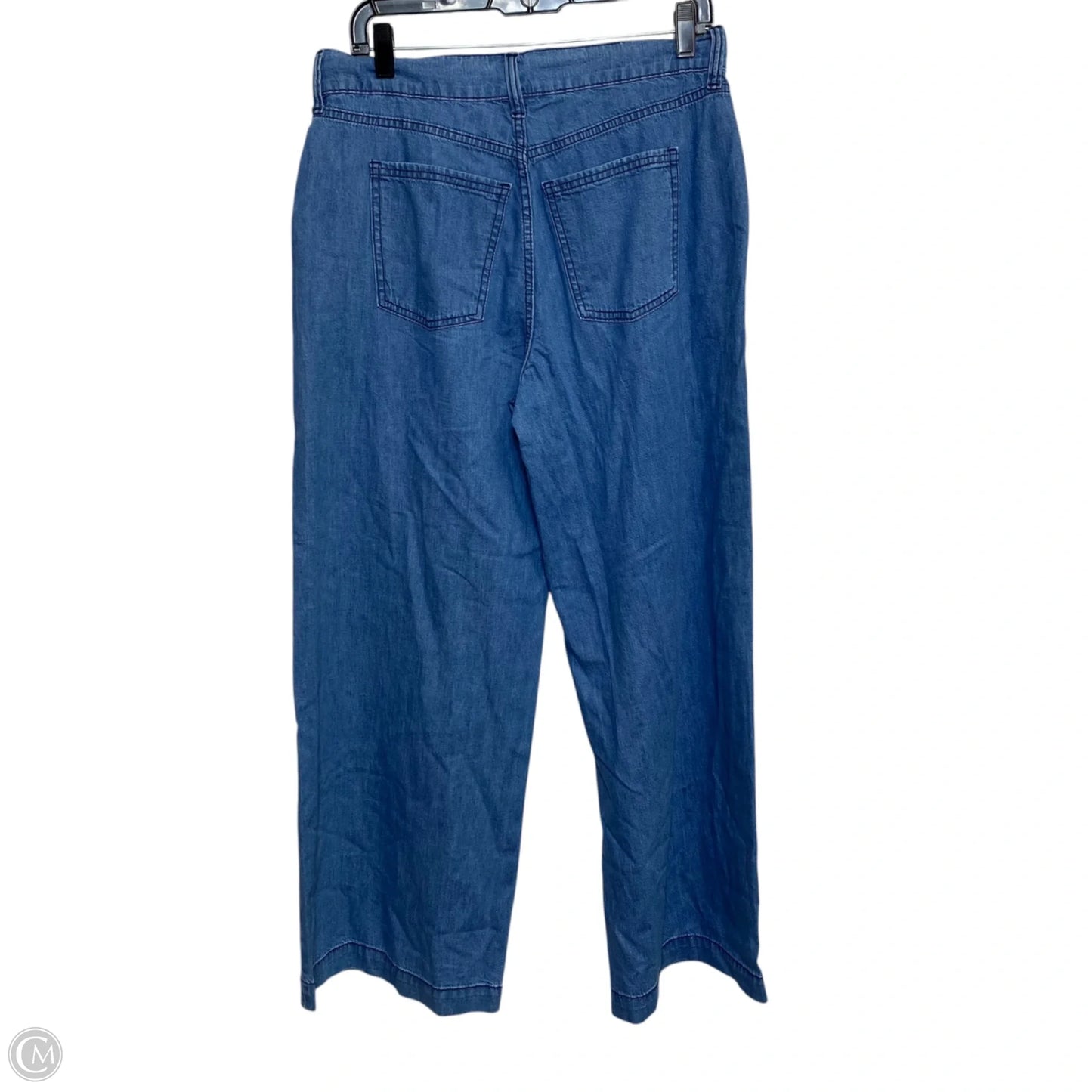 Jeans Wide Leg By Old Navy In White Denim, Size: 2