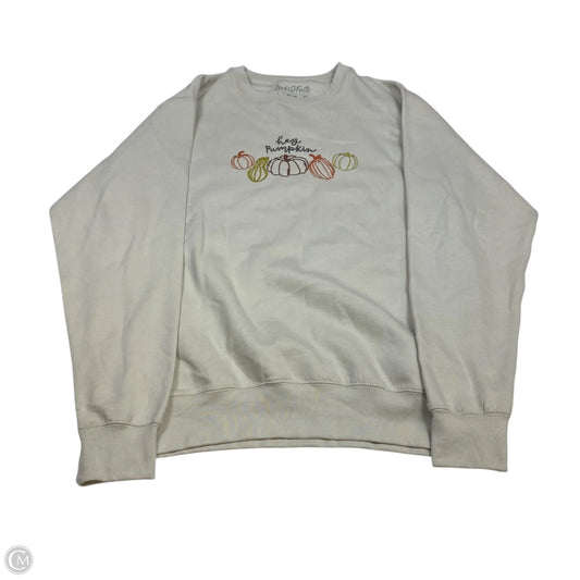 Sweatshirt Collar By Love In Faith In Tan, Size: L