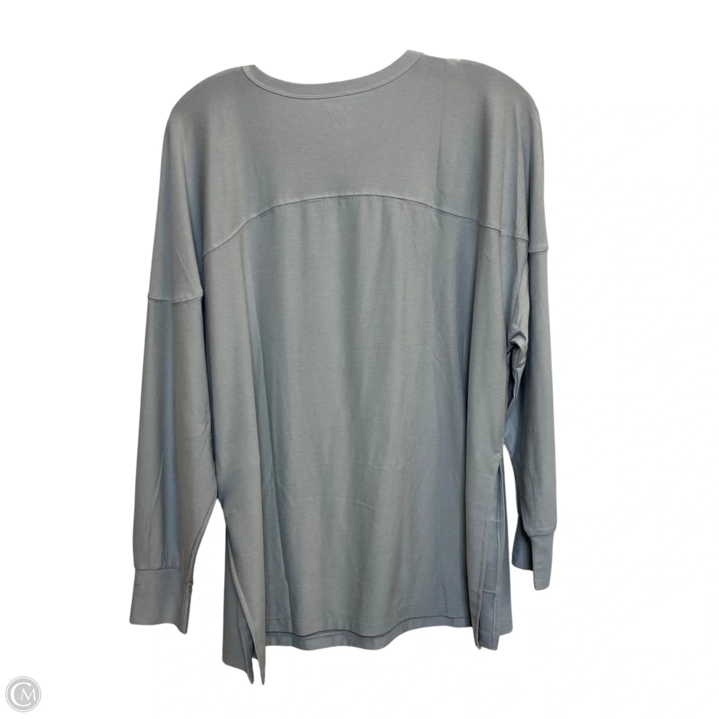 Athletic Top Long Sleeve Crewneck By Old School In Blue & Brown, Size: M