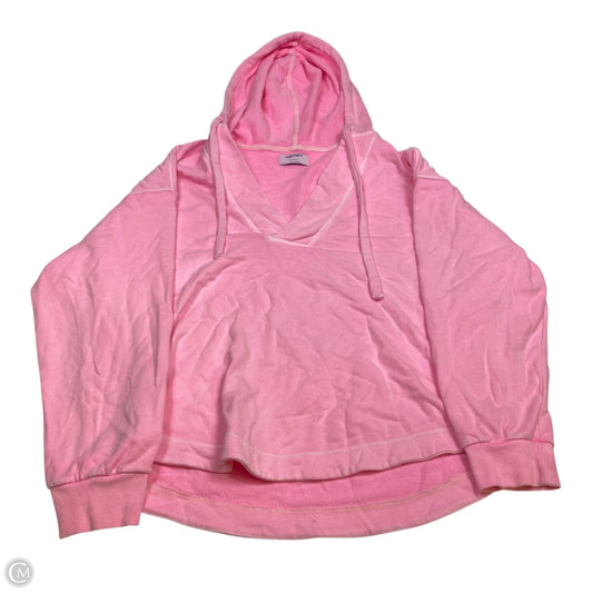 Sweatshirt Hoodie By Old Navy In Pink, Size: L