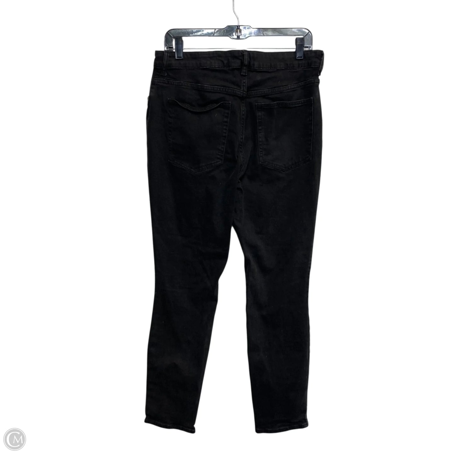 Jeans Skinny By H&m In Black Denim, Size: 14