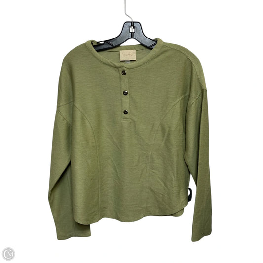 Top Long Sleeve By Cupio In Green, Size: M
