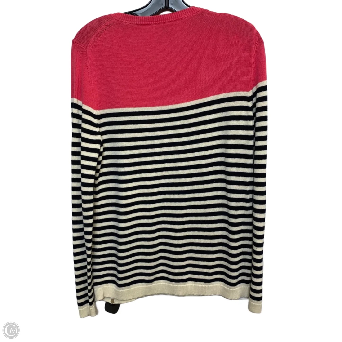 Top Long Sleeve By Talbots In Pink, Size: L